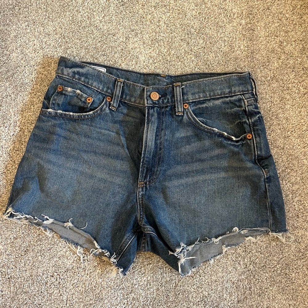 GAP Blue Jean Shorts Classic Cut-Off Style